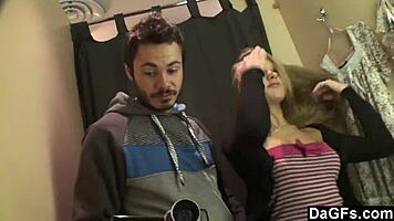 Blonde Teen Pleasures Herself With Anal Fingering At Salon