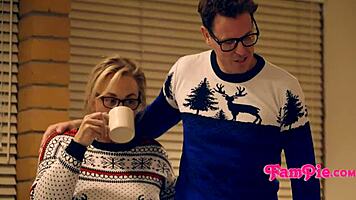 happy christmas family time with cute teen socks and holiday vibes