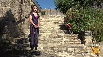 amandine 18 fucks outdoors to change her life