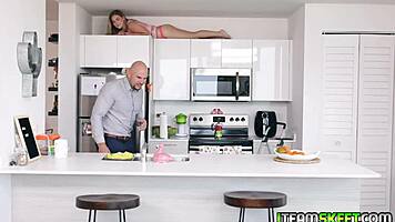 Kara gets picked up and fucked hard in the cinema!