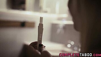 Blonde Teen Rubs Against Busty Milf Outdoors