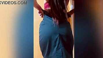 latina girl asks, 'will this homemade video of my tight pussy improve my grade with the teacher?'