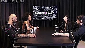 Angel Sheer Gets Pussy Eaten For Hours With BDSM Glamour