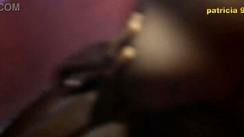 BBW Patricia walks through the corridor, discovering new spaces