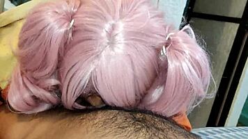 deepthroat and titjob from cute gf abrilamateur