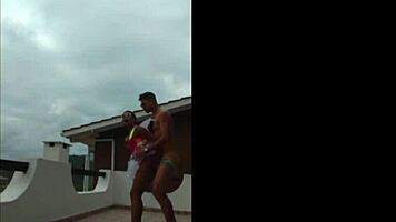 Lucao And Lunna Vaz Fuck Outdoors During Carnival Party