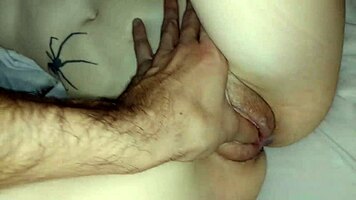 me and my girlfriend share love with her pink pussy and white skin