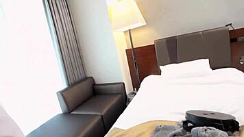 mitsuki 18 unleashes her horny energy on a big cock in pov hardcore sex