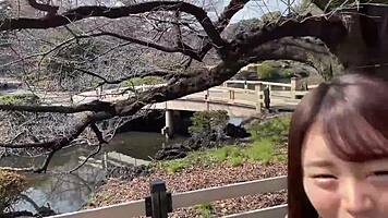 mitsuki 18 unleashes her horny energy on a big cock in pov hardcore sex