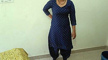 Cute Indian Desi Step-Sister's First Hard Fucking with Step-Brother in Bedroom. Hear Her Moans on Clear Hindi Audio!