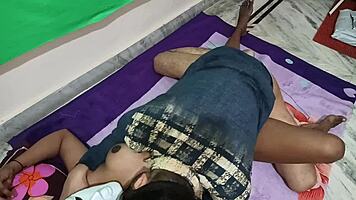 Indian teen girlfriend gets ANAL in the corner with her friend watching.