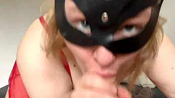 Sucking And Deepthroating Stepbrother's Big Cock With Facial Cumshot Vickybb