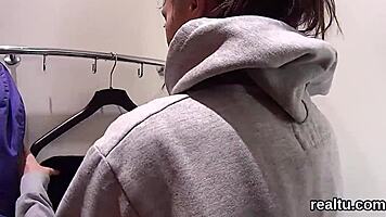 Flawless czech teen teased in supermarket, then drilled in pov