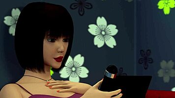 tsubaki's internship episode 1: full version with lezdom fisting and toys in 3d anime