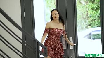 Madi Laine and Kimora Quin cum together in missionary