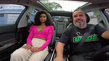 aycha martinelly naked on streets with curly hair