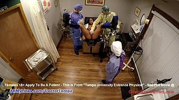 Sheila Daniels Caught on Spy Cam During Entrance Physical with Doctor