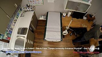 Sheila Daniels Caught on Spy Cam During Entrance Physical with Doctor