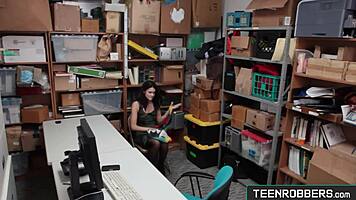 Teen robbers com hot shoplifter fucked in doggystyle - eden sin 😏