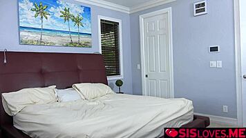 dani blue and sophia sweet raid stepbro's room for lesbian fun 😈