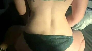 pretty babysitter rides big cock on beach in reverse cowgirl