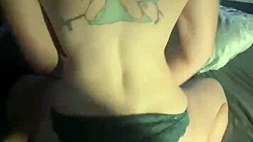 pretty babysitter rides big cock on beach in reverse cowgirl