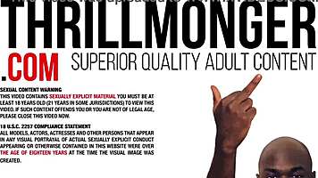 Nina White in Thrilly's Apartment, Sexy Tatted Ebony Latina with Perky Tits and Pierced Nipples Gobbling Up BBC 😍