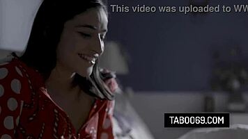 Emily Willis feels intense pleasure as older guy licks and fucks her pussy.