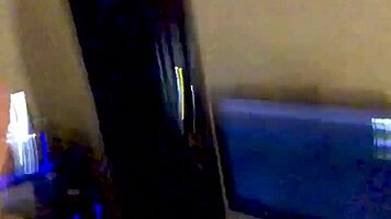 teen feels intense passion clamped in office chair, getting rough assfucking and cum on ass