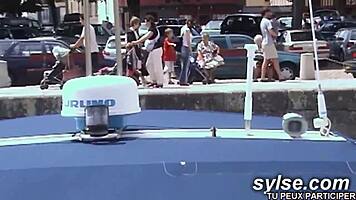 lesbian teens explore on beach