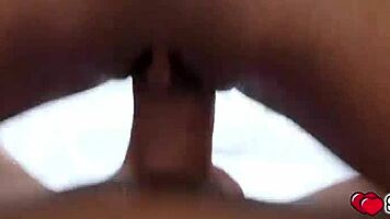 Sexy bikini babe gets rough fucked by stepbrother.