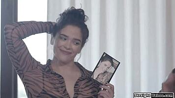 Latina Dressed as Wife Gets Banged and Shaved