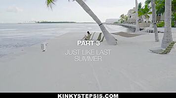 Stepsiblings Fuck Outdoors During Holidays!