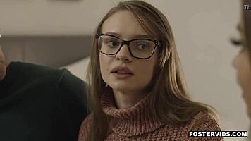 Horny Milf And Teen Sharing Huge Cock In Sex Tape.