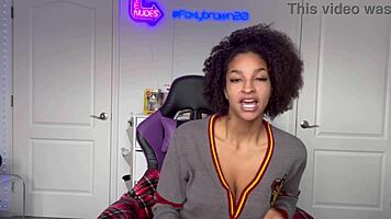 i met foxybrown20 at walmart, damn her petite ebony tits got me hooked