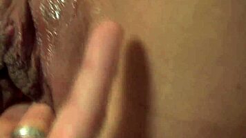 Petite teen Kat Arina plays and fucks big monster cock.