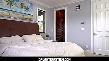 Damn! Stepdad Ties Up Young 18+ Gabriella Lopez for Control