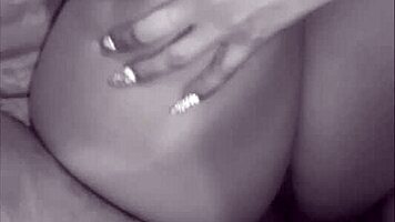 A man takes a close-up of hot sex with his cutie