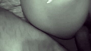 A man takes a close-up of hot sex with his cutie