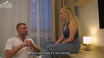 pornstar spills on sensual desk action 😏