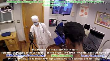Doctor Tampa examines teen 18+ in Florida. Ebony girl endures anal during gyno fetish session.