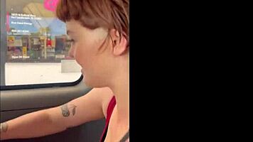 Cute Freaky Tatted Redhead Babe Wanted Me To Fuck Her In The Fanbus - Sidney Summers Johnny Love
