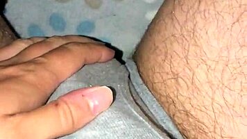 Horny Male Wakes at 3 AM and Cums in Briefs