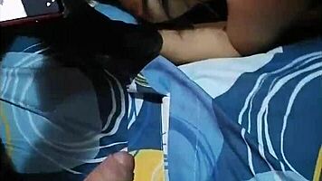 Whore Sucks And Swallows Cum From Teen Blowjob