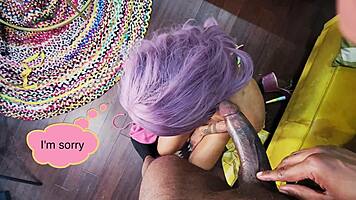 new recruiter gets rough face fucking and facial 😱