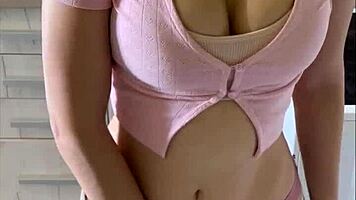 i'm riding this anal dildo so hard, feeling it deep in my shaved pussy with small tits, maiskii