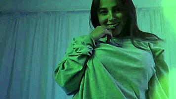 Natalie Dancing Clothes Off!