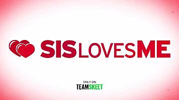 Petite Elf Stepsister Searches for Big Dick Stepbrother in Taboo Christmas Parody Riding Missionary