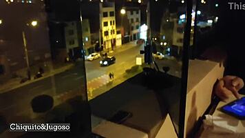 chileando y chupando verga, homemade blowjob with big tits and handjob 😏