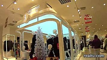 stellar czech teen seduces in supermarket, gets pounded in pov